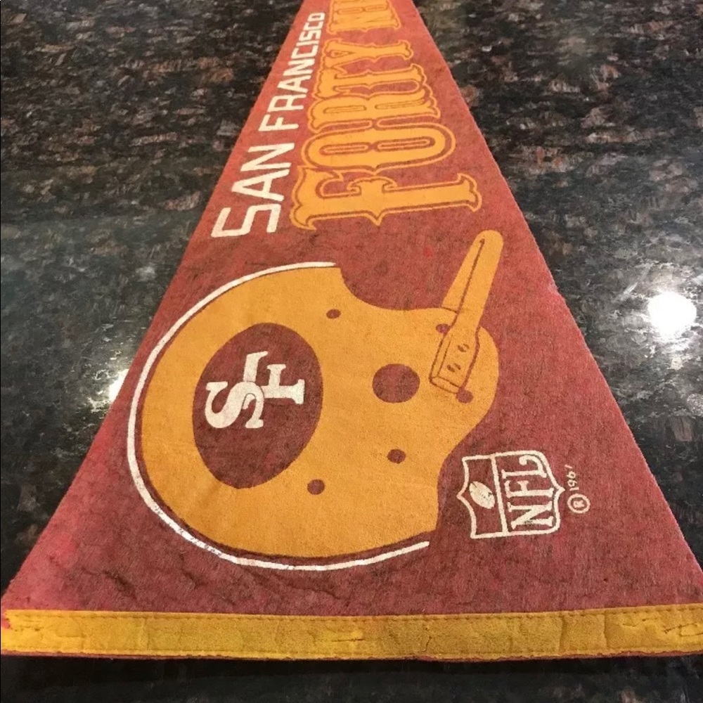 SAN FRANCISCO 49ERS 1967 Vintage FULL SZ PENNANT